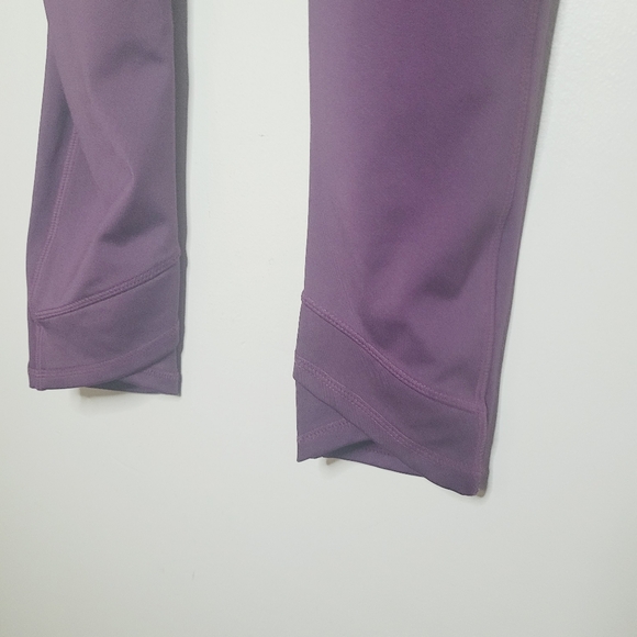 LegEnd leggings Purple Women's Small High Waist Compression Pockets Gym Exercise - Picture 9 of 9